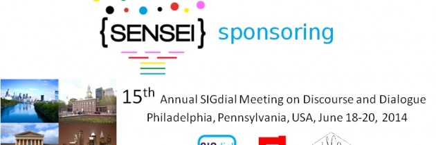 SENSEI sponsoring SIGDIAL 2014