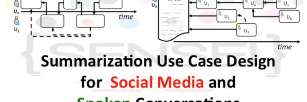 Summarization Use Case Design for Social Media and Spoken Conversations