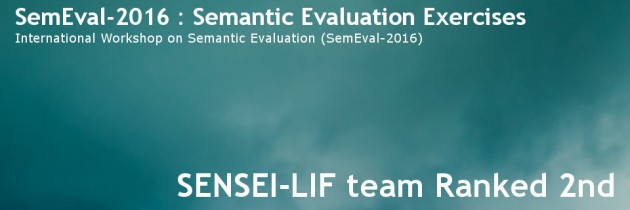 SENSEI-LIF team Ranked 2nd at the Semeval sentiment analysis